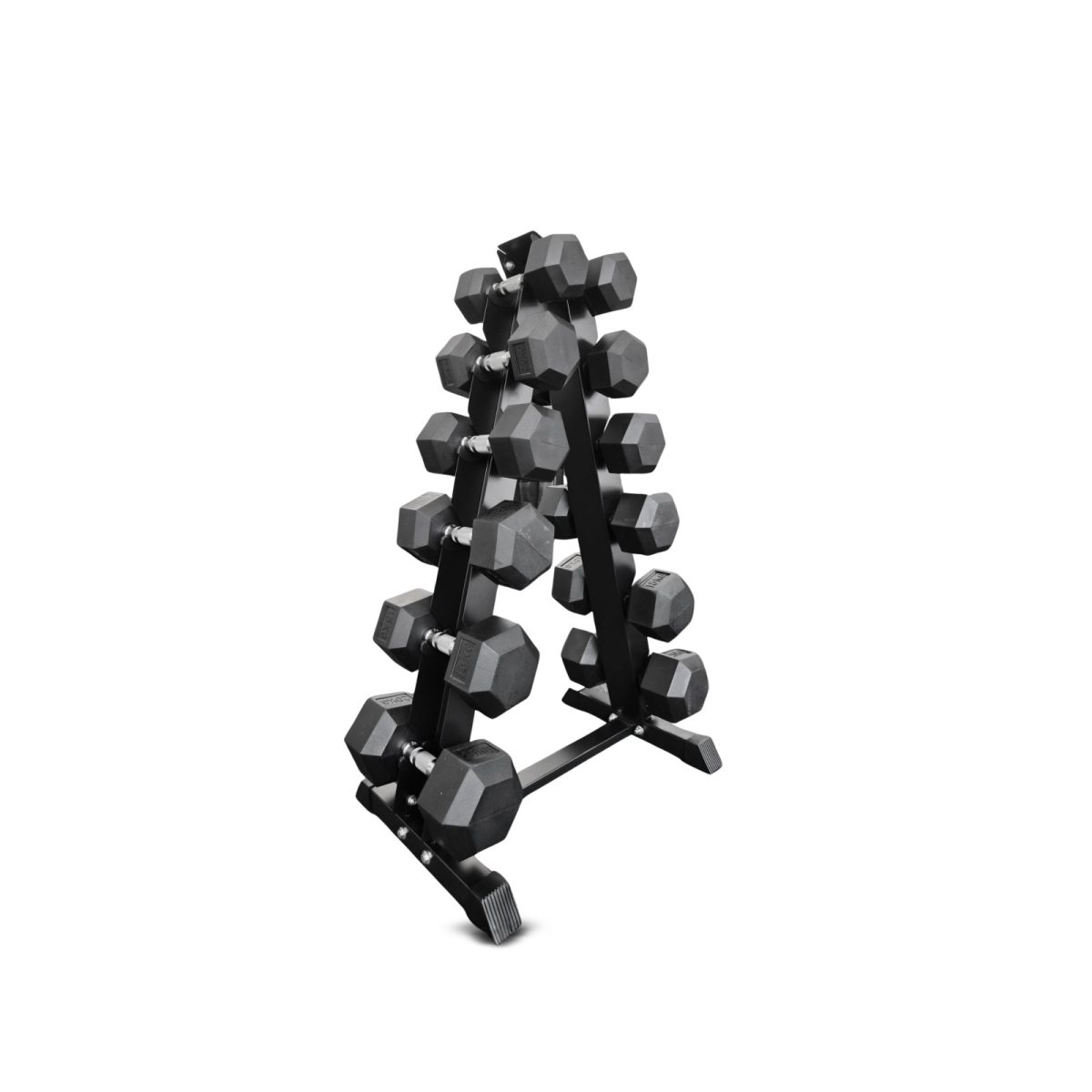140KG Dumbbell Set + A-Shape Rack