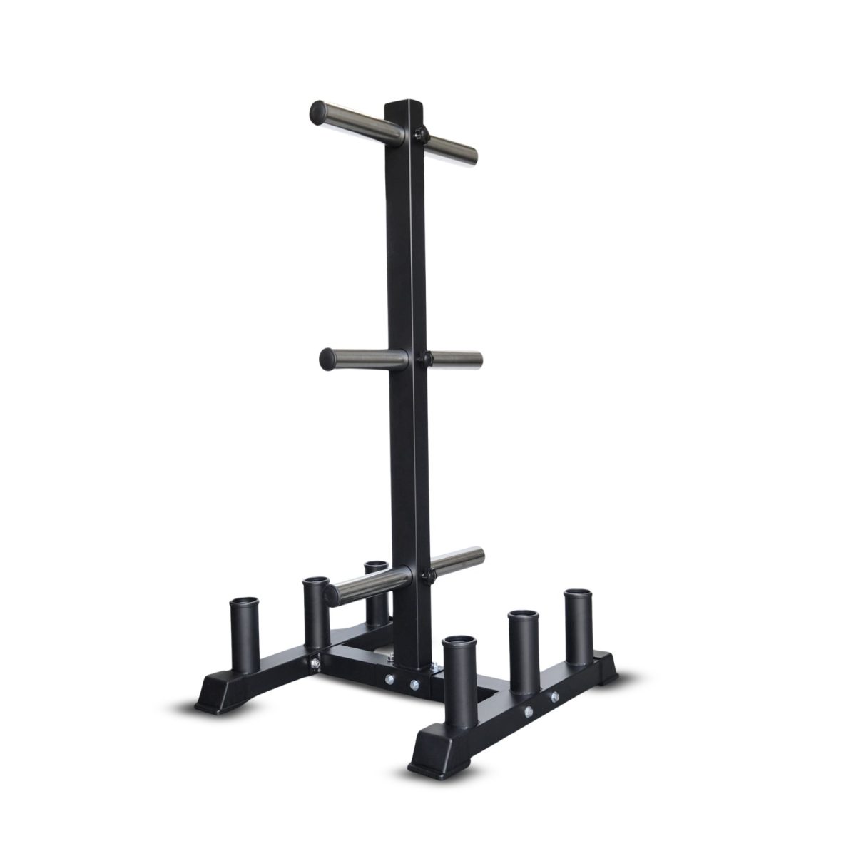 Olympic Plates & Barbell Weight Tree